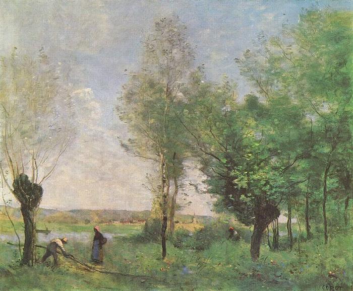 Jean-Baptiste-Camille Corot Erinnerung an Coubron china oil painting image
